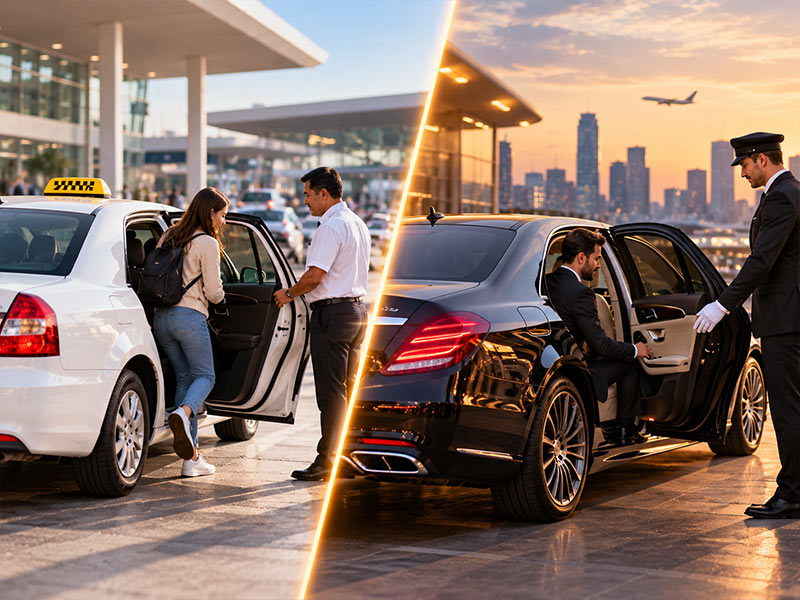 Standard vs premium taxi: choosing the right vehicle for your trip